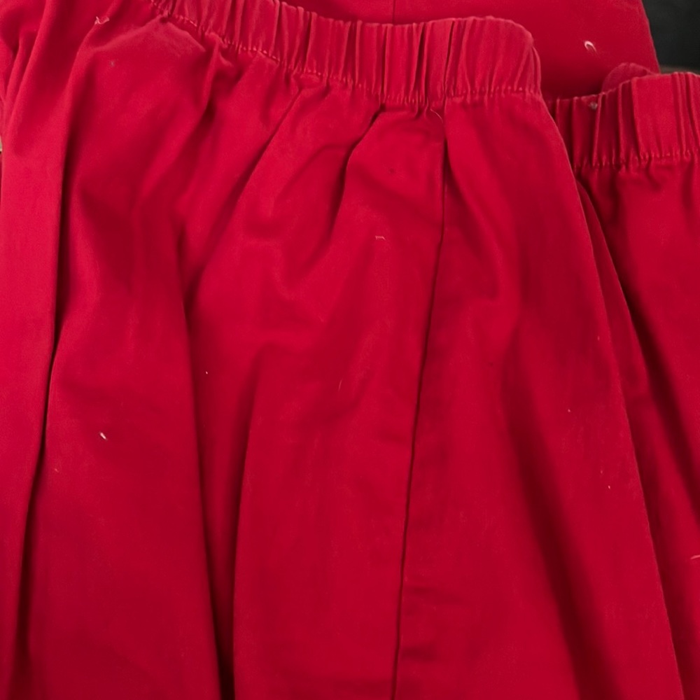Denim 24/7 red pull on jeans.